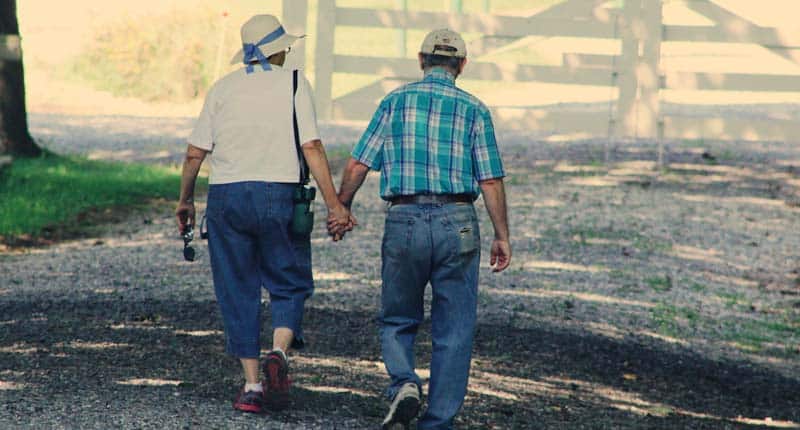 old couple walking jupiter